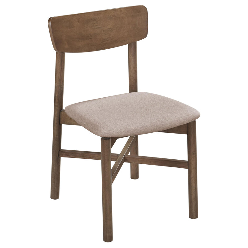 Parkridge Dining Side Chair Natural Walnut (Set of 2) - detail 3