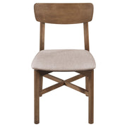 Parkridge Dining Side Chair Natural Walnut (Set of 2) - detail 4