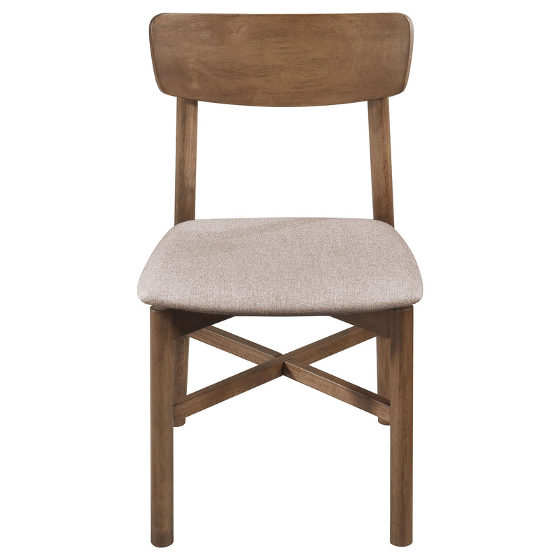 Parkridge Dining Side Chair Natural Walnut (Set of 2) - detail 4