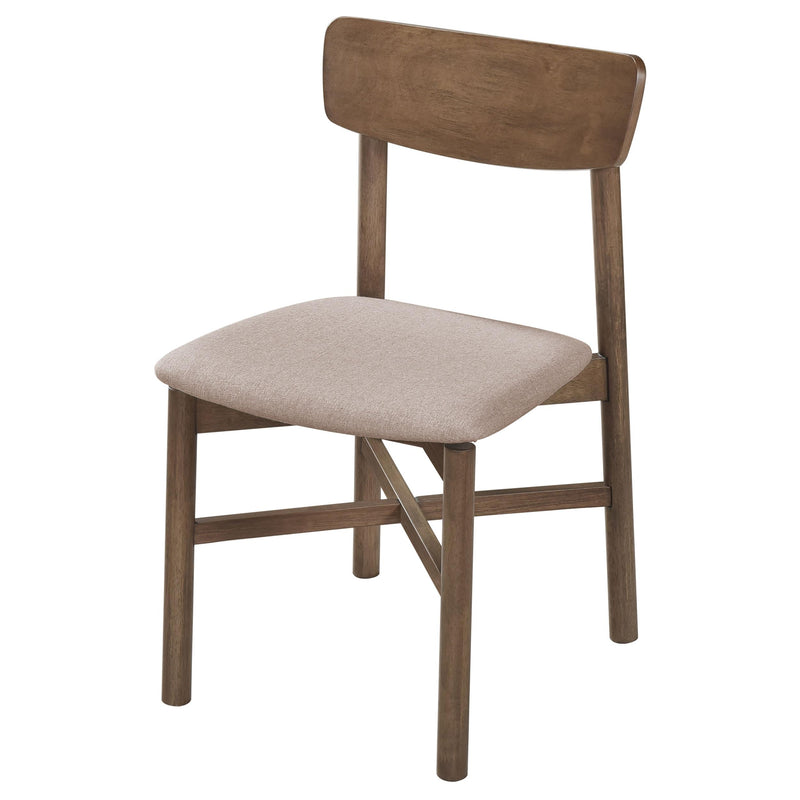 Parkridge Dining Side Chair Natural Walnut (Set of 2) - detail 5