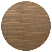 Crestmore 5-piece 46-inch Round Wood Dining Table Set Walnut - detail 6