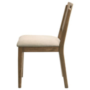 Crestmore Dining Chair Upholstered Seat Walnut (Set of 2) - detail 6