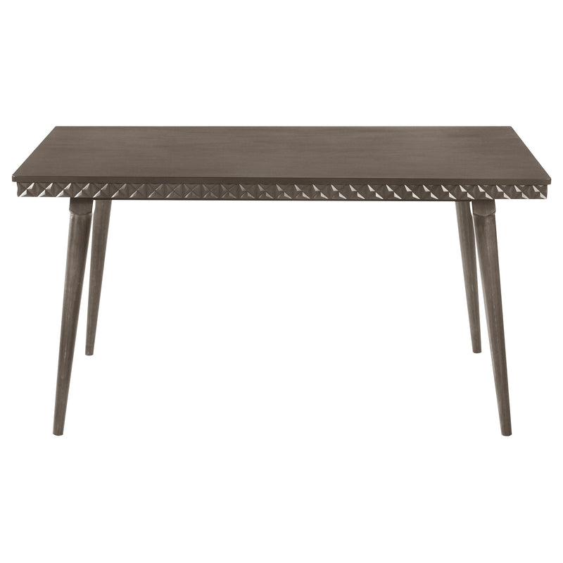 Onslow 59-inch Rectangular Wood Dining Table Dark Brown - detail 3