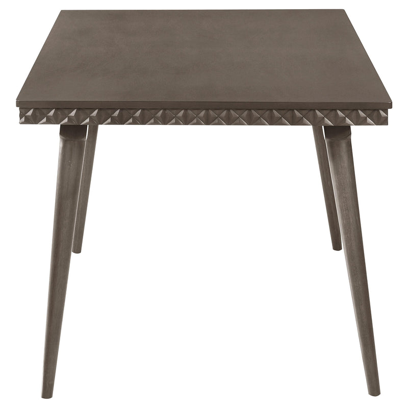 Onslow 59-inch Rectangular Wood Dining Table Dark Brown - detail 4