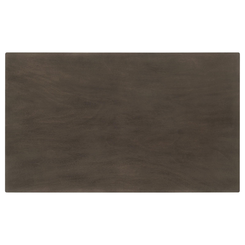 Onslow 59-inch Rectangular Wood Dining Table Dark Brown - detail 5
