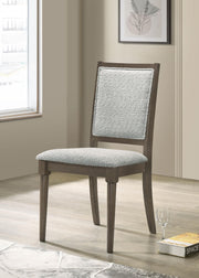 Onslow Upholstered Dining Side Chair Dark Brown (Set of 2) - alternate view