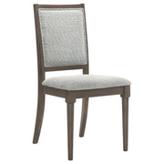 Onslow Upholstered Dining Side Chair Dark Brown (Set of 2) - detail 3