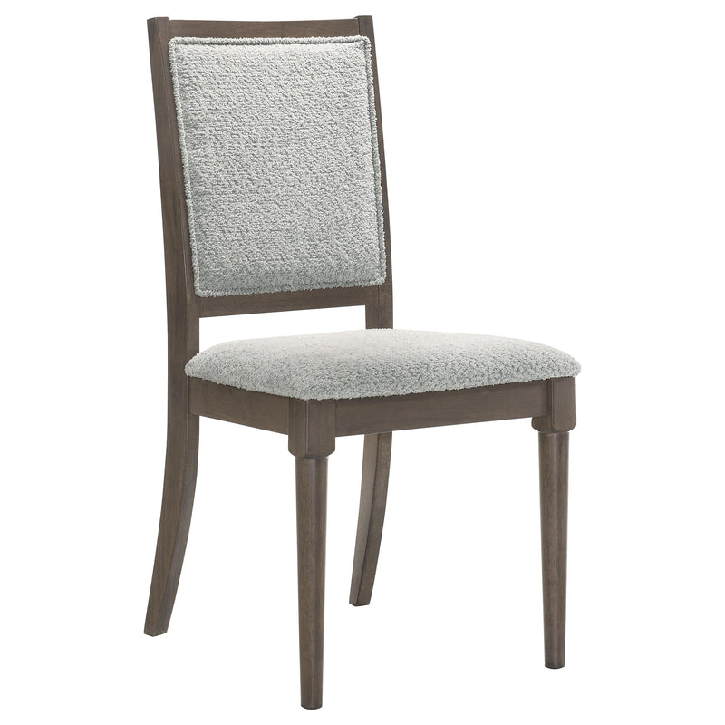 Onslow Upholstered Dining Side Chair Dark Brown (Set of 2) - detail 3