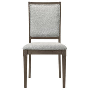 Onslow Upholstered Dining Side Chair Dark Brown (Set of 2) - detail 4