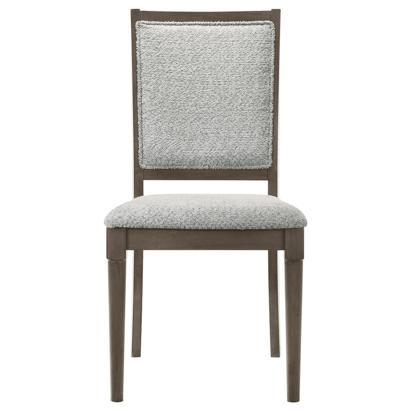 Onslow Upholstered Dining Side Chair Dark Brown (Set of 2) - detail 4