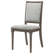 Onslow Upholstered Dining Side Chair Dark Brown (Set of 2) - detail 5