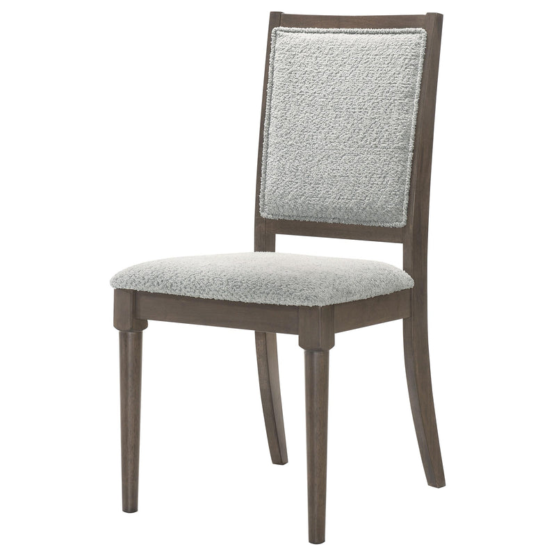 Onslow Upholstered Dining Side Chair Dark Brown (Set of 2) - detail 5