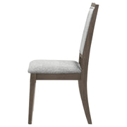 Onslow Upholstered Dining Side Chair Dark Brown (Set of 2) - detail 6