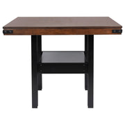 Patterson 7-piece Counter Height Dining Set Mango Oak - detail 5
