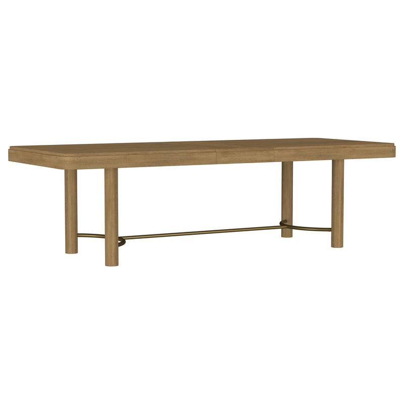Arini 104-inch Extension Leaf Dining Table Sand Wash - detail 3