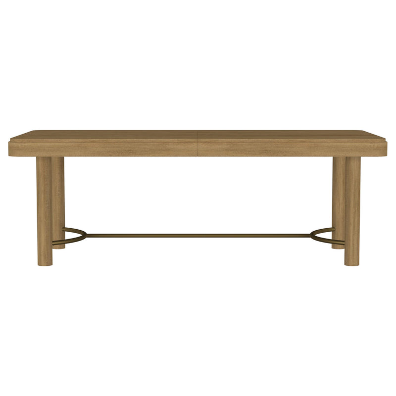 Arini 104-inch Extension Leaf Dining Table Sand Wash - detail 4