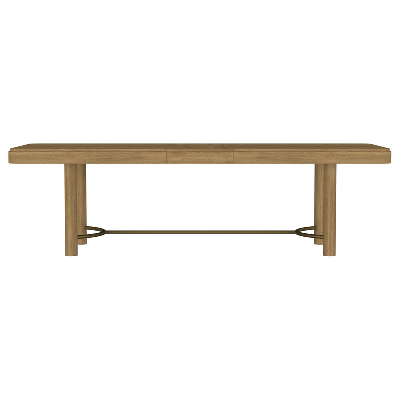 Arini 104-inch Extension Leaf Dining Table Sand Wash - detail 5