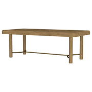 Arini 104-inch Extension Leaf Dining Table Sand Wash - detail 6