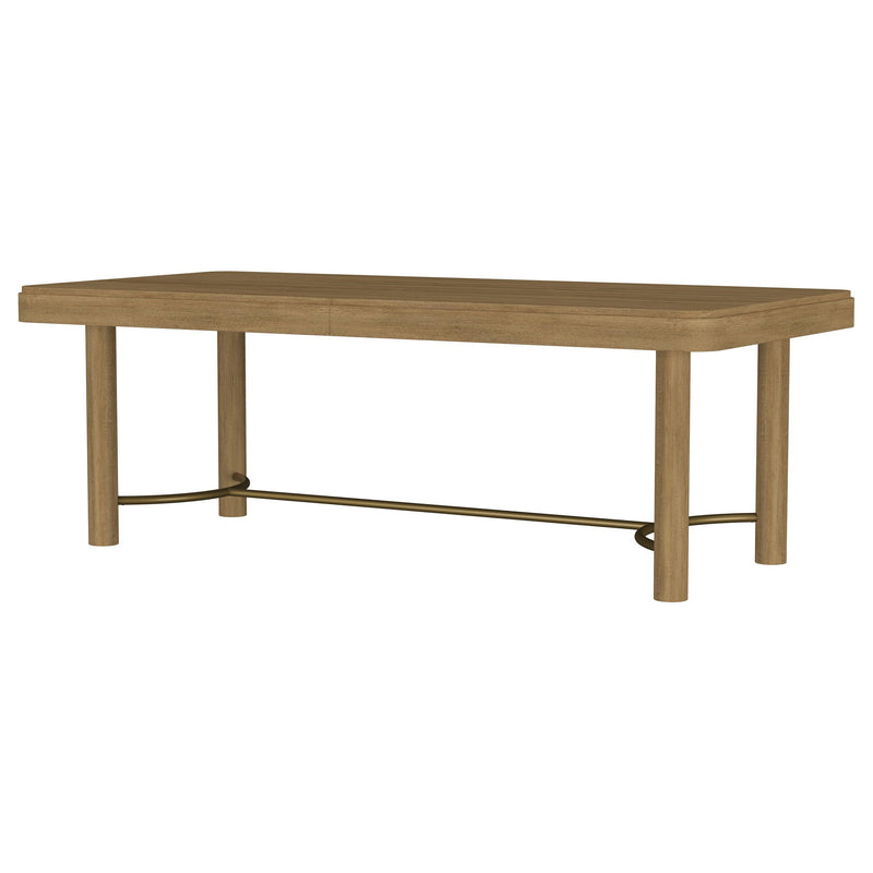 Arini 104-inch Extension Leaf Dining Table Sand Wash - detail 6