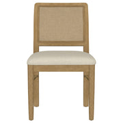 Arini Rattan Cane Dining Side Chair Sand Wash (Set of 2) - detail 4