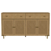 Arini 2-drawer Cane Door Dining Sideboard Server Sand Wash - detail 4