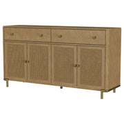Arini 2-drawer Cane Door Dining Sideboard Server Sand Wash - detail 5