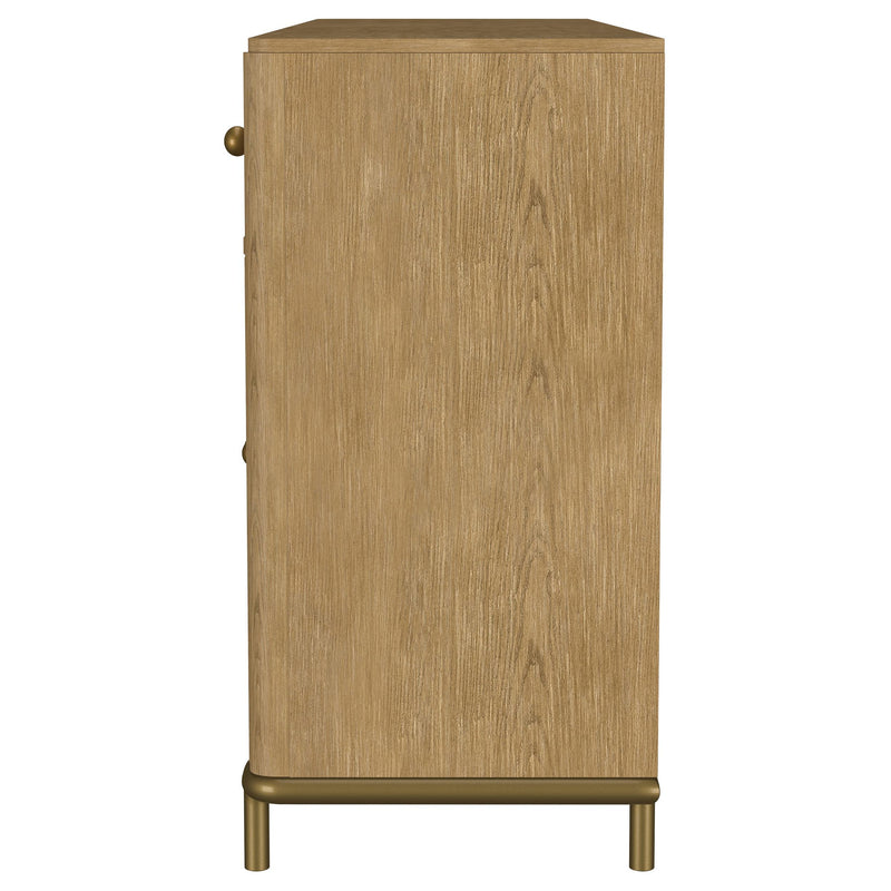 Arini 2-drawer Cane Door Dining Sideboard Server Sand Wash - detail 6