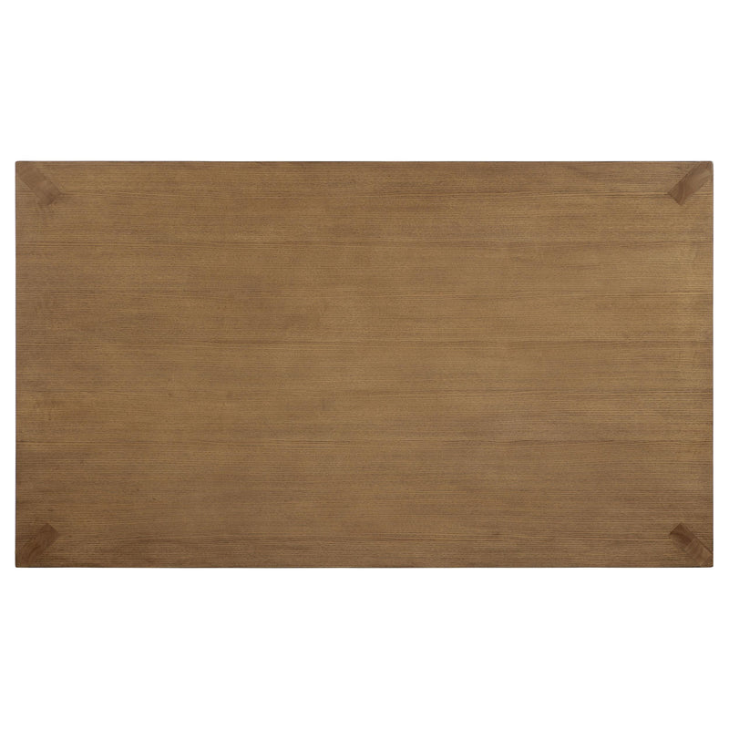 Bruner 7-piece 72-inch Rectangular Dining Set Natural Brown - detail 6