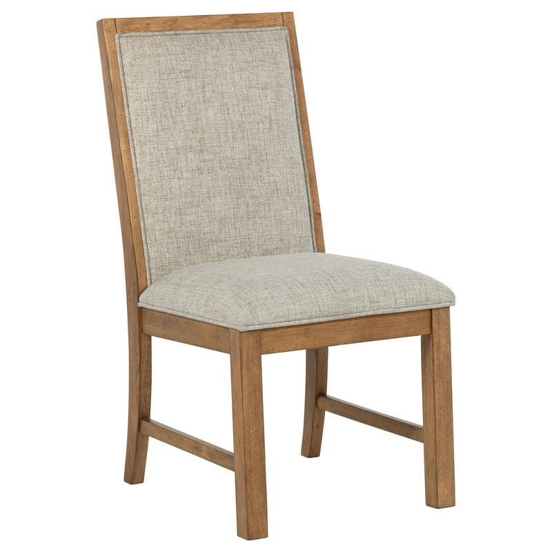 Bruner 7-piece 72-inch Rectangular Dining Set Natural Brown - detail 7