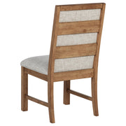 Bruner 7-piece 72-inch Rectangular Dining Set Natural Brown - detail 9