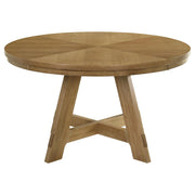 Danvers 5-piece Dining Table Set Brown Oak and Latte - detail 4