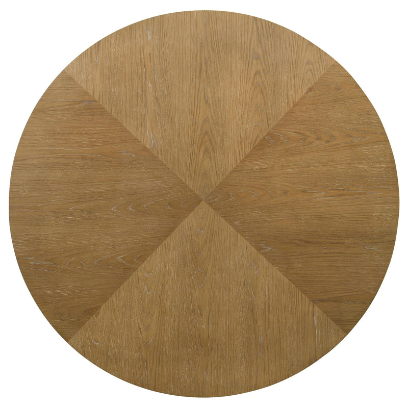 Danvers 5-piece Dining Table Set Brown Oak and Latte - detail 5
