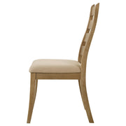 Danvers Wood Dining Side Chair Brown Oak (Set of 2) - detail 6