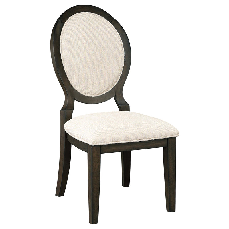 Twyla 5-piece Round Wood Dining Room Table Set Dark Cocoa - detail 6