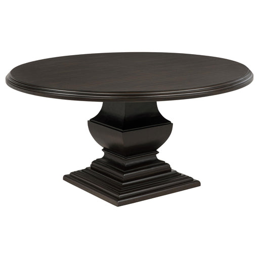 Twyla 60-inch Round Wood Dining Room Table Dark Cocoa - alternate view
