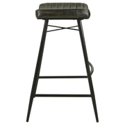 Bayu Leather Upholstered Bar Stool Espresso (Set of 2) - detail 5