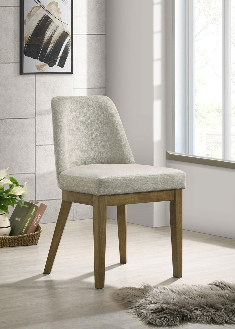 Castlewood Upholstered Side Chair Light Tan (Set of 2) - alternate view