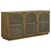 Castlewood 71-inch Dining Sideboard Buffet Server Brown Oak - alternate view