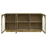 Castlewood 71-inch Dining Sideboard Buffet Server Brown Oak - detail 4