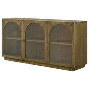 Castlewood 71-inch Dining Sideboard Buffet Server Brown Oak - detail 5