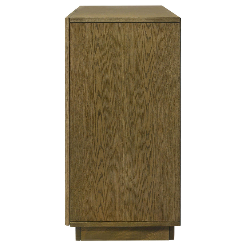 Castlewood 71-inch Dining Sideboard Buffet Server Brown Oak - detail 6