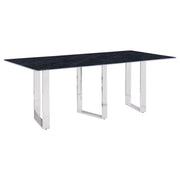 Desden 79-inch Rectangular Sintered Stone Dining Table Grey - alternate view