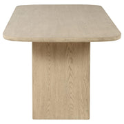 Kailani Cane Counter Height Storage Dining Table Beige Oak - detail 6