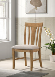 Hartville Dining Side Chair Natural Light Brown (Set of 2) - alternate view
