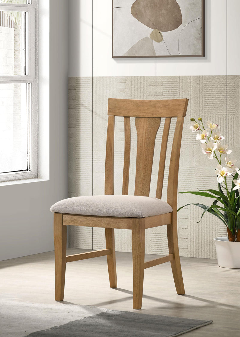 Hartville Dining Side Chair Natural Light Brown (Set of 2) - alternate view