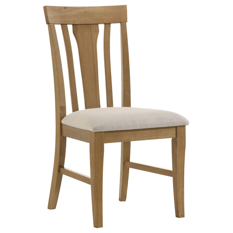 Hartville Dining Side Chair Natural Light Brown (Set of 2) - detail 3