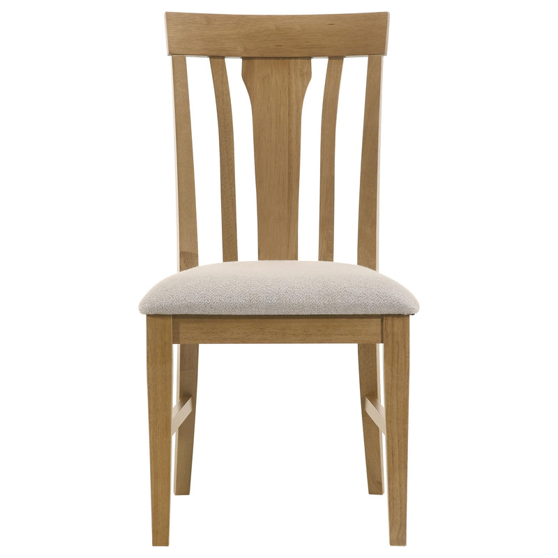 Hartville Dining Side Chair Natural Light Brown (Set of 2) - detail 4