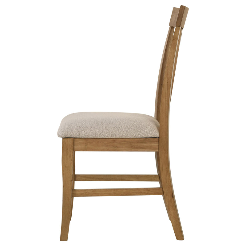 Hartville Dining Side Chair Natural Light Brown (Set of 2) - detail 6