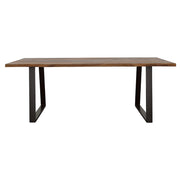 Ditman 80-inch Live Edge Dining Table Grey Sheesham - detail 3
