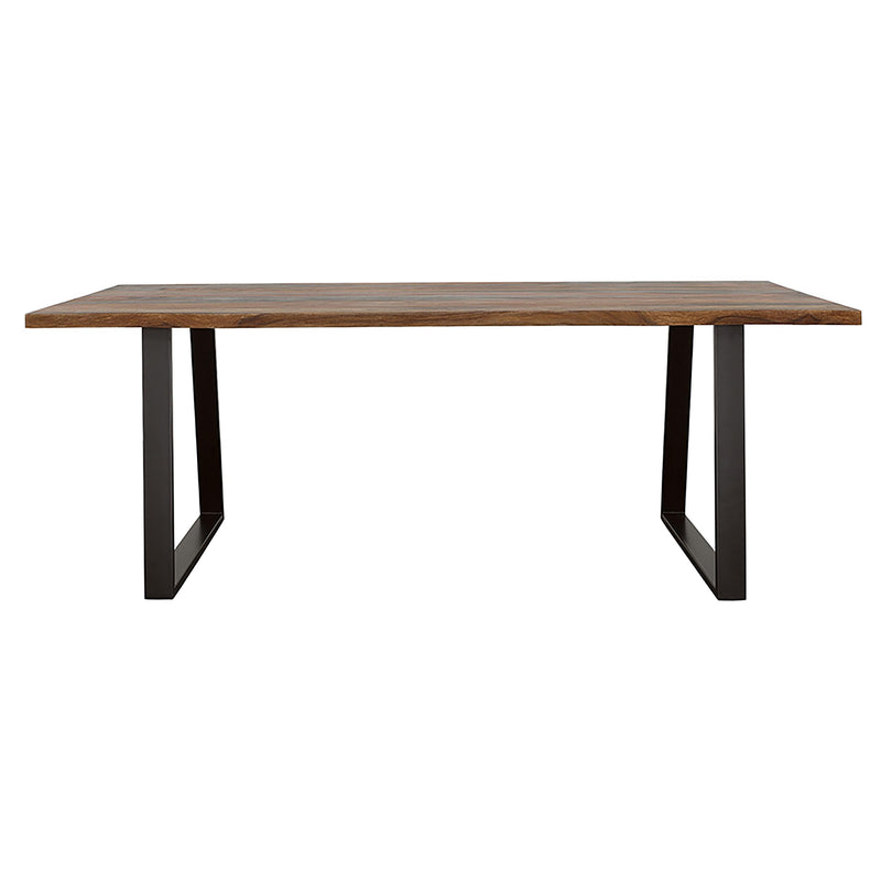 Ditman 80-inch Live Edge Dining Table Grey Sheesham - detail 3